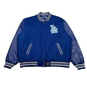 Vintage Jeff Hamilton JH Design LA Dodgers Wool Reversible Jacket Men's 4X